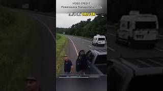 Dash Cam Saves Trucker From Lying Road Rager [upl. by Mathia507]