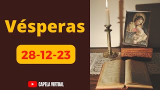 Vésperas hoje 2812  Liturgia das Horas  Percurso Católico [upl. by Atiuqrehs]