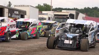 DIRTcar Sportsman hot laps with Mods Canandaigua Aug 3 2024 [upl. by Adala]