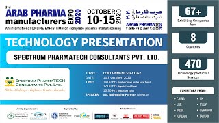 Containment strategy Spectrum PharmaTECH [upl. by Aillimac]