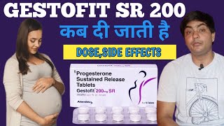 gestofit 200 sr uses in hindi  gestofit 200 sr  gestofit 200mg sr  gestofit 200mg sr tablet [upl. by Otrevogir395]