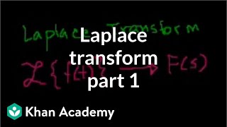 Laplace transform 1  Laplace transform  Differential Equations  Khan Academy [upl. by Ahtikal]