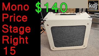 Monoprice Stage Right 15 Tube Amp Tone Demo amp Review [upl. by Ruiz]