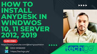 How to Install Anydesk in windows 7  Windows 10  Windows Server 2012  Windows Server 2019 [upl. by Leigha20]