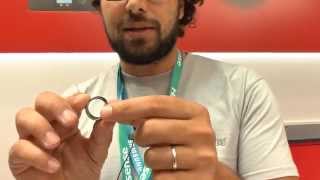 MOTA SmartRing lanello con vibrazione e notifiche anteprima IFA 2014 HDblog [upl. by Gotcher]