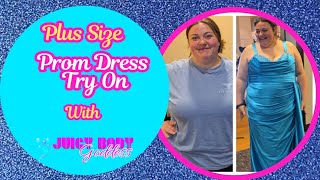 Travel 5hrs for Prom Dress Plus Size Prom Dress Try on [upl. by Filide]