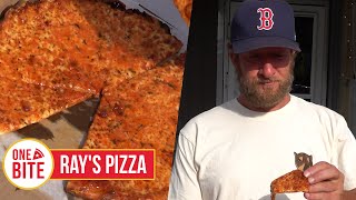 Barstool Pizza Review  Rays Pizza New Bedford MA presented by Mugsy Jeans [upl. by Gannes912]