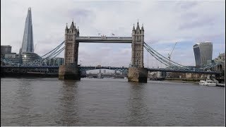 London Sightseeing By Boat  Thames River Cruise [upl. by Ardine]