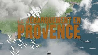 Carte animée du Débarquement de Provence  Une vulgarisation de lopération Dragoon [upl. by Barbaraanne]