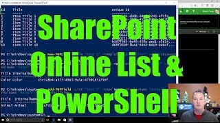 Work with SharePoint Online lists with PNP PowerShell [upl. by Barncard]