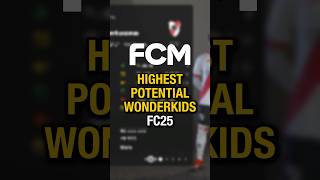 Highest Potential Wonderkids on FC 25 🤯 [upl. by Maller]