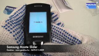 Samsung E2550 Monte Slider  GsmLinehu [upl. by Ahsimal]