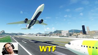 FUNNIEST FLIGHT SIM MOMENTS OF 2023 [upl. by Ardnusal4]