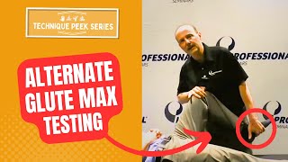 How to Better Muscle Test the Glute Max Gluteus Maximus  Technique Peek Series [upl. by Niraa]