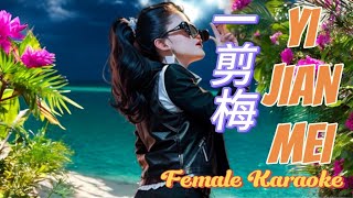 Yi Jian Mei 一剪梅  Female 卡拉OK  Lyrics Pinyin [upl. by Ambrosane]