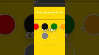 Background Colour Change Without CSS  Web Development Trick 01 shorts [upl. by Nosle]