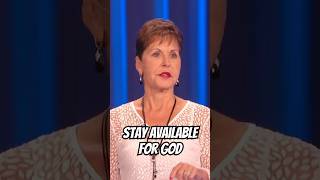 Stay Available For God  Joyce Meyer [upl. by Foote]