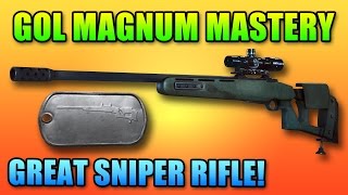 BF4 Gol Magnum Mastery Dog Tag  500 Kills Battlefield 4 Sniper Gameplay [upl. by Liss548]