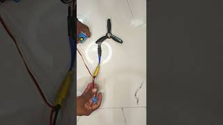 How to Connect ESC with BLDC Motors  5inch bldc motor fan shrots lifehacks viralvideo [upl. by Anauqat]