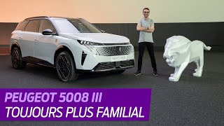 Peugeot 5008 III 2024 Le roi des crossovers 7 places se renouvelle [upl. by Ebony]