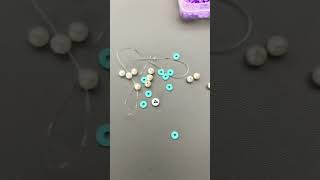 Diy bracelet perles heishi perles diy heishi tuto [upl. by Nitsirc]