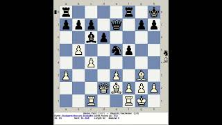 Benko Pal C vs Ragozin Viacheslav  Budapest Chess Moscow 1949 Hungary [upl. by Arinaid]