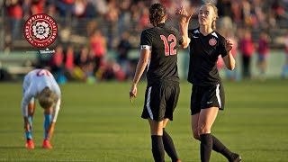 GOAL  Christine Sinclair fires home a goal against the Red Stars [upl. by Villiers640]