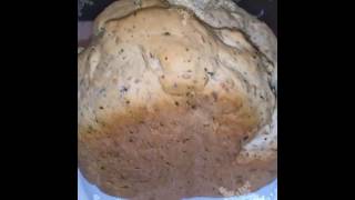 How to make Parsley and Flaxseed Bread in Hamilton Beach Breadmaker [upl. by Dorelle]