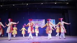 Shivba Malhari Choreography Group Dance शिवबा मल्हारी। Shivjayanti Folk Dance Shardey Studio [upl. by Zwick]