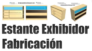 Creando Estante Exhibidor Madera  Fabricación [upl. by Secunda]