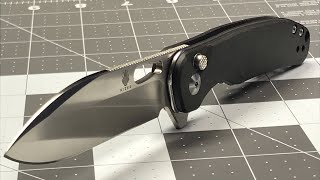 You asked for it Kizer HICCUP Button Lock flipper New Richlite scales It’s fire [upl. by Alaric325]