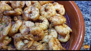 GAMBAS al Pil Pil CAMARONES [upl. by Rahab]