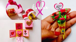 🥰Valentines Day special 3😍easy handmade cute crafts ❤️✨Cute gifts ideas valentinegift diygiftbox [upl. by Nilad]