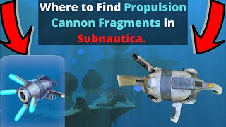 Where to find the Propulsion Cannon in Subnautica [upl. by Odrick]