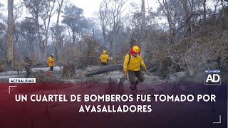 Un cuartel de bomberos fue tomado por avasalladores [upl. by Celina390]