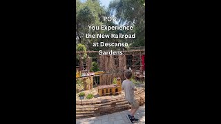 Descanso Gardens New Electric Train Experience [upl. by Oiralih627]