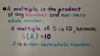 6th Grade Math 22 Least Common Multiple [upl. by Aleras566]