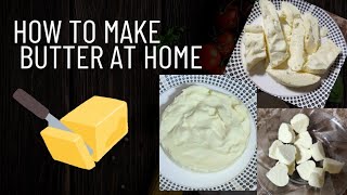 market jaisa Butter banaye Ghar parhow to make Butter at the homeeasy recipe [upl. by Akirej551]