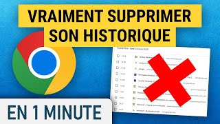 Afficher amp Supprimer lhistorique de navigation  Tuto Google Chrome [upl. by Giamo]