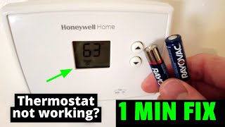 How To Replace A Thermostat Honeywell [upl. by Karie544]