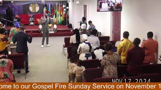 Gospel Fire Sunday Service 20241117 [upl. by Warrin]