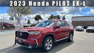 2023 Honda Pilot EXL review  All new design [upl. by Ille]