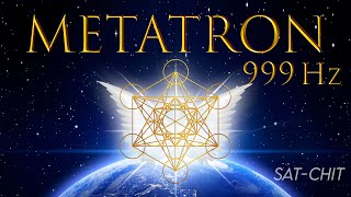 ARCANGEL METATRON FRECUENCIA 999 Hz ✧ Cubo de Metatrón ✧ Activación del Cuerpo de Luz Merkabah [upl. by Schriever571]