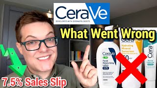 THE END OF CERAVE  Sales Fall Boycotts and Skincare Drama [upl. by Hyman]