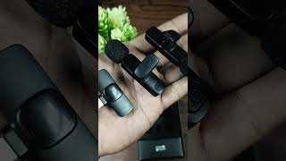 Review Dual Wireless Lavalier Microphone 24G Murah [upl. by Desdemona]