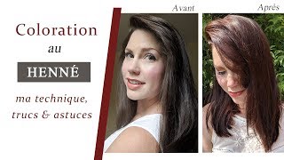 Coloration des cheveux au HENNÉ [upl. by Arihsa]