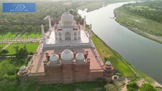 Taj Mahal Drone shots Aerial stunning viewtajmahal agra tajmahalmystery [upl. by Dacia]