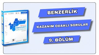 BENZERLİK KAZANIM 9 BÖLÜM  345 GEOMETRİ SORU BANKASI ÇÖZÜMLERİ  2024 [upl. by Dian]