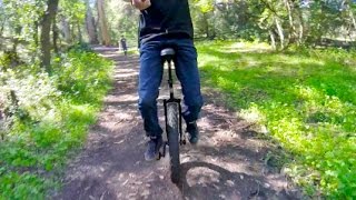 UNICYCLE TRAIL RIDE 24quot NIMBUS MUNI [upl. by Annaert]