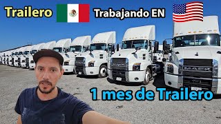 trailero mexicano trabajando en estados unidos USA otro dia de trabajo ya 1 mes en esta empresa [upl. by Liew]